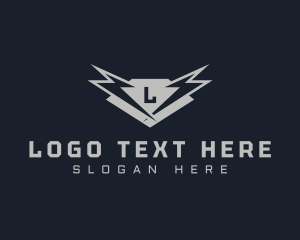 Lettermark - Lightning Energy Bolt logo design