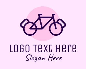 Gym Trainer - Crossfit Bike Kettle Bell logo design