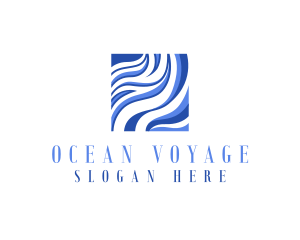 Ocean Wave Travel logo design