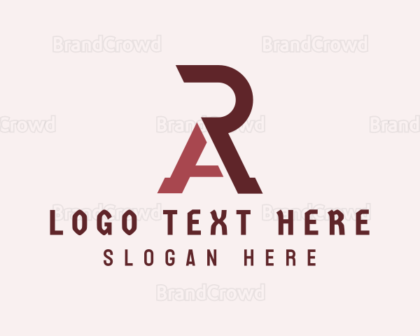 Modern Legal Company Letter RA Logo