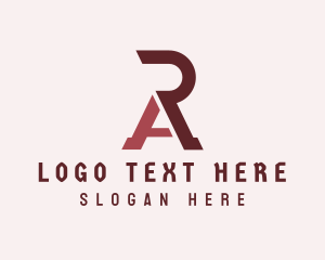 Monogram - Modern Legal Company Letter RA logo design