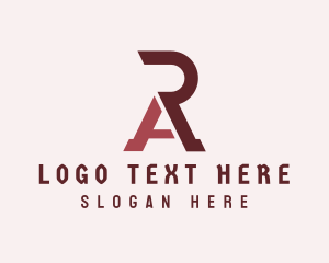 Modern Legal Company Letter RA Logo