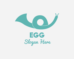 Trumpet - Musical Trumpet Snail logo design