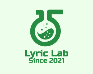 Nature Laboratory Flask logo design