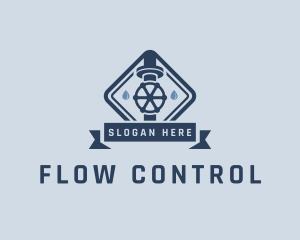 Hipster Pipe Valve logo design