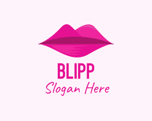 Mountain Lips Cosmetics logo design