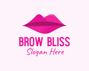 Mountain Lips Cosmetics logo design