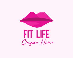 Mountain Lips Cosmetics logo design