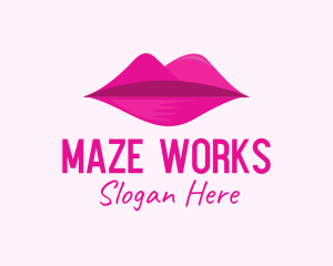 Mountain Lips Cosmetics logo design