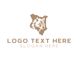 Hyena Wild Animal logo design