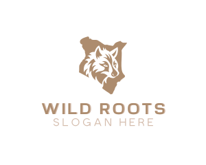 Hyena Wild Animal logo design