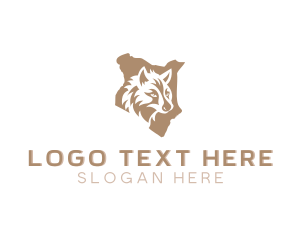 Zoo - Hyena Wild Animal logo design