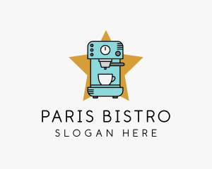 Espresso Coffee Machine  logo design