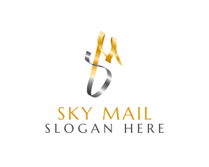 Elegant Metallic Business logo design