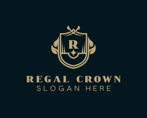 Upscale Royalty Shield logo design