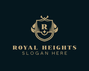 Upscale Royalty Shield logo design