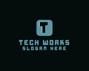 Tech Modern Application  logo design