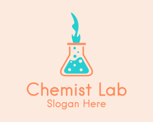 Chemist - Medical Laboratory Chemist logo design