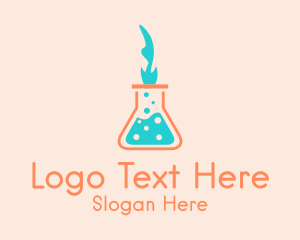 Gas - Medical Laboratory Chemist logo design