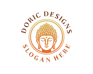 Buddha Sacred Statue Logo