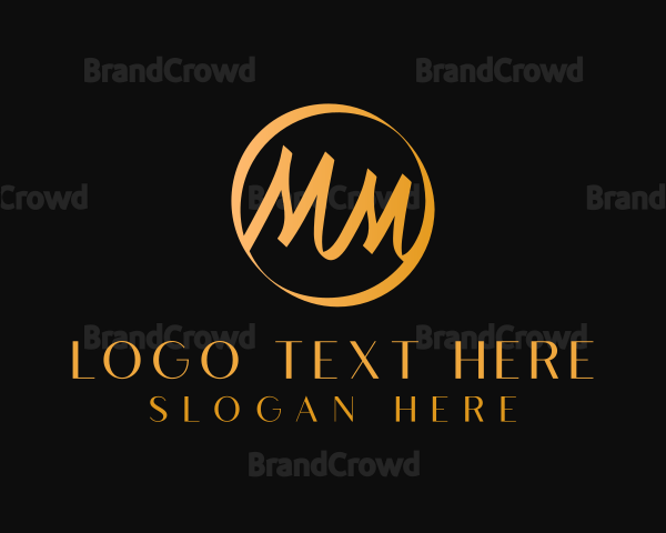 letter mm logo