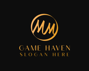 Corporate - High End Metallic Brand Letter MM logo design