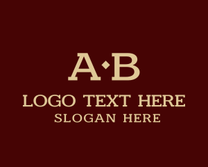 Accountant - Gold Serif Wordmark logo design