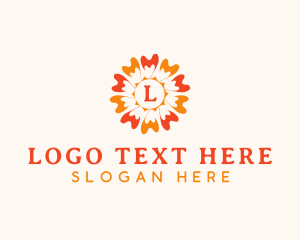 Decor - Flower Petals Decor logo design