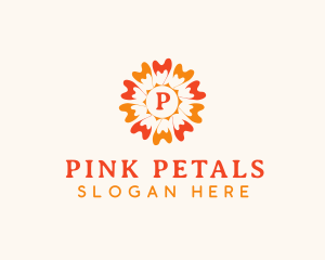 Flower Petals Decor logo design