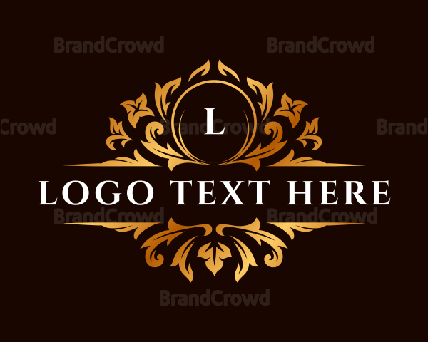 Luxury Floral Filigree Logo