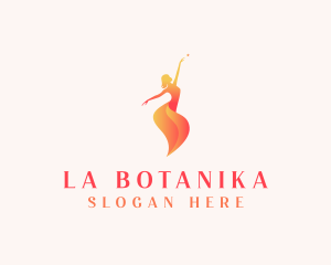 Grace - Dancing Ballerina Woman logo design