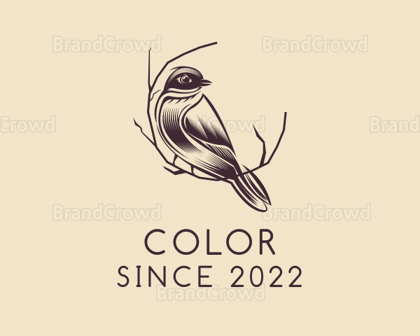 Sparrow Birdwatching Aviary Logo