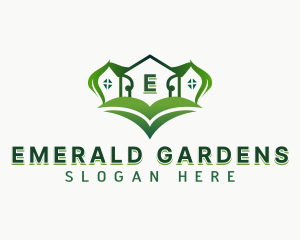 Landscaping House Lawn logo design