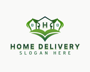 Landscaping House Lawn logo design