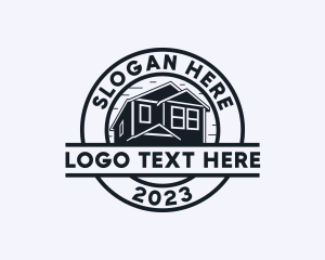 Town House - House Roofing Repair logo design