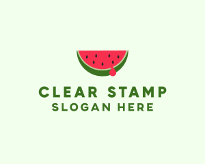 Fresh Watermelon Fruit logo design