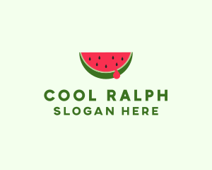 Fresh Watermelon Fruit logo design