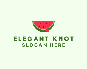 Fresh Watermelon Fruit logo design