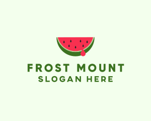 Fresh Watermelon Fruit logo design