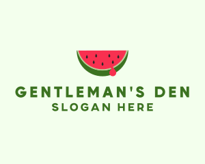 Fresh Watermelon Fruit logo design