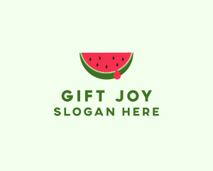 Fresh Watermelon Fruit logo design