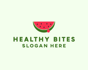 Fresh Watermelon Fruit logo design