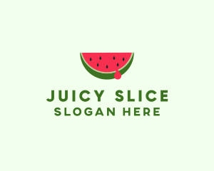 Watermelon - Fresh Watermelon Fruit logo design