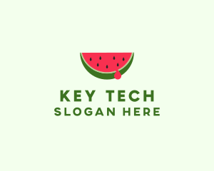 Fresh Watermelon Fruit logo design