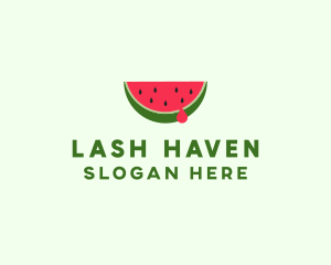 Fresh Watermelon Fruit logo design