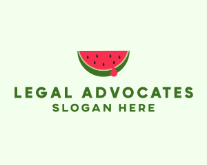 Fresh Watermelon Fruit logo design