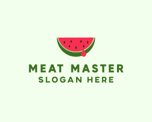 Fresh Watermelon Fruit logo design