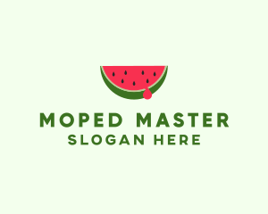 Fresh Watermelon Fruit logo design