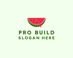 Fresh Watermelon Fruit logo design