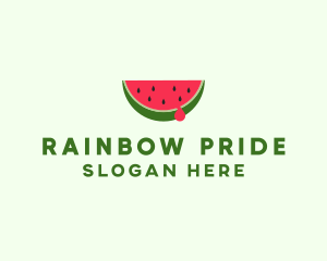 Fresh Watermelon Fruit logo design